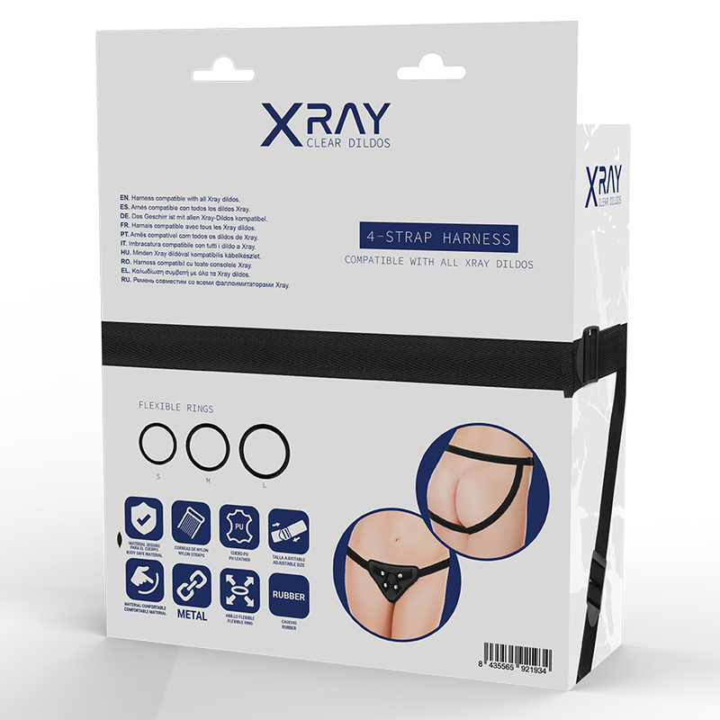 X RAY - ARNÉS COMPATIBLE CON ANILLAS SILICONA - Imagen 7