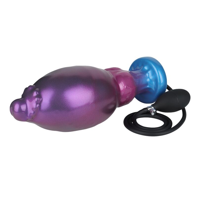 POWER MONSTERS - RIFT TITAN DILDO HINCHABLE FANTASÍA BICOLOR 24 CM Ø 5 CM - Imagen 6