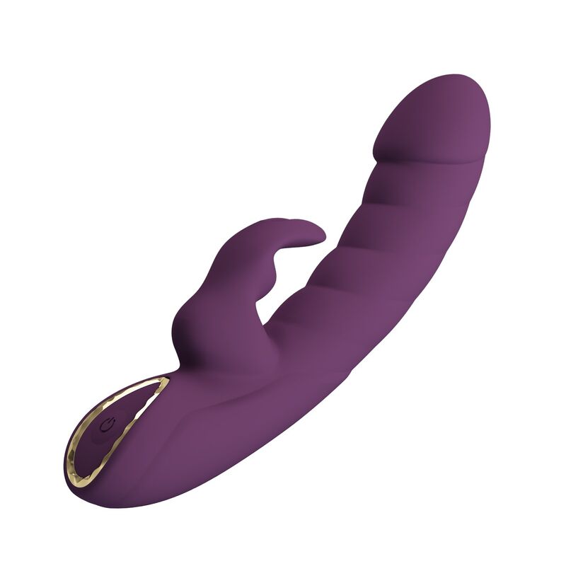 PRETTY LOVE - HARPER VIBRADOR RABBIT RECARGABLE 10 FUNCIONES MORADO - Imagen 8