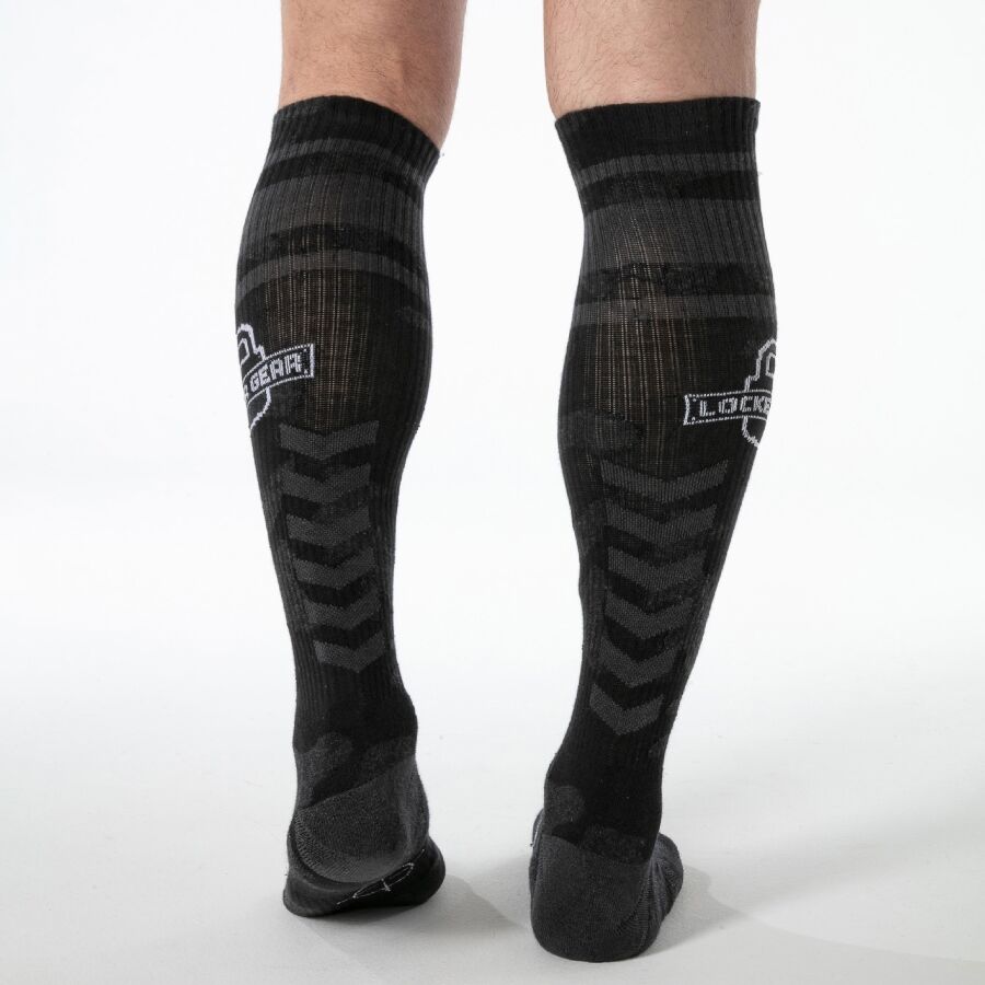 LOCKER GEAR - FULL MILITARY KNEE HIGH SOCKS AZUL TALLA ÚNICA - Imagen 2