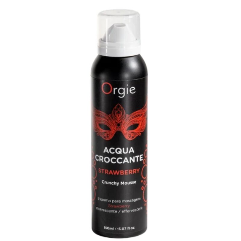 ORGIE - ACQUA CROCCANTE ESPUMA CRUJIENTE FRESA PARA MASAJE 150 ML - Imagen 3