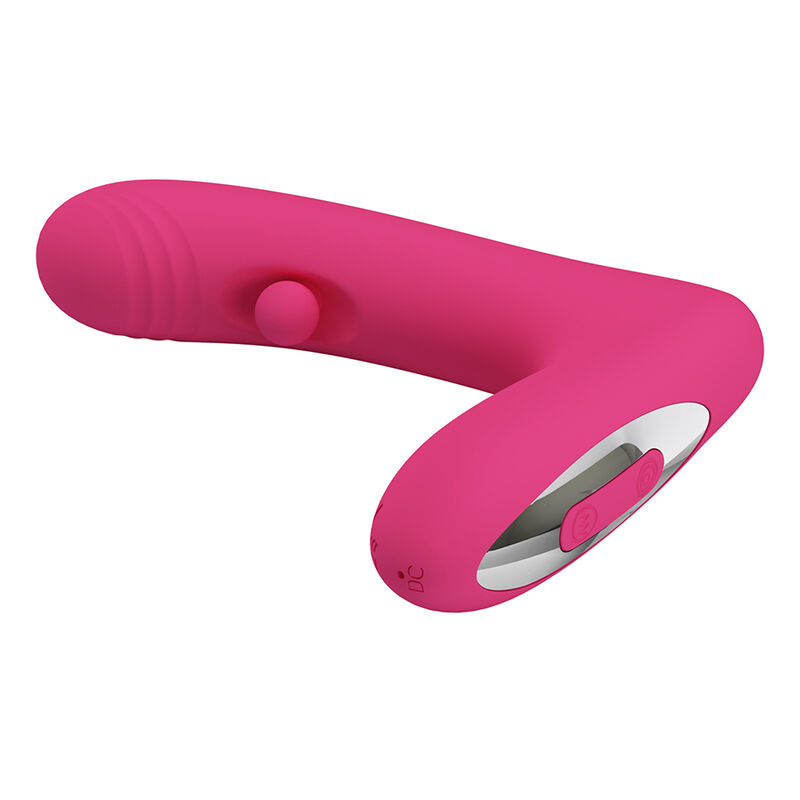 PRETTY LOVE - DUDEN VIBRADOR DE SILICONA RECARGABLE 12 MODOS DE VIBRACIÓN Y 3 MODOS DE BALANCEO ROSA - Imagen 10