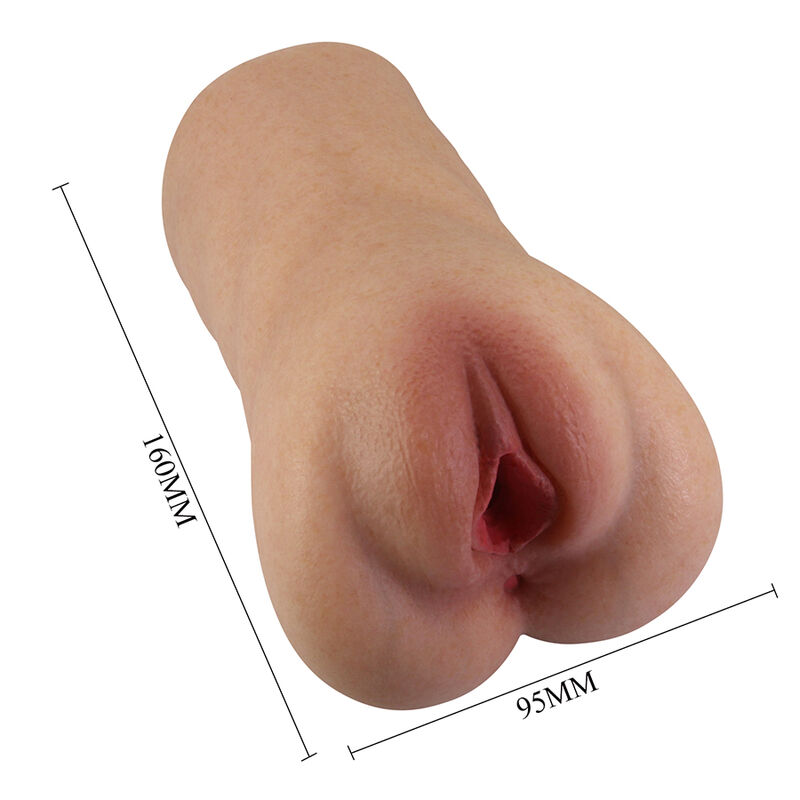 PRETTY LOVE - OTTILIE MASTURBADOR VAGINA REALISTA DE SILICONA COMPACTO NATURAL - Imagen 2